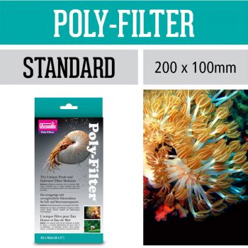 Arcadia Poly-Filter Vlies einzigartiges Filtermedium Standard 20 x 10 cm