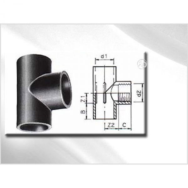 PVC T-Stück 90 Grad d 25