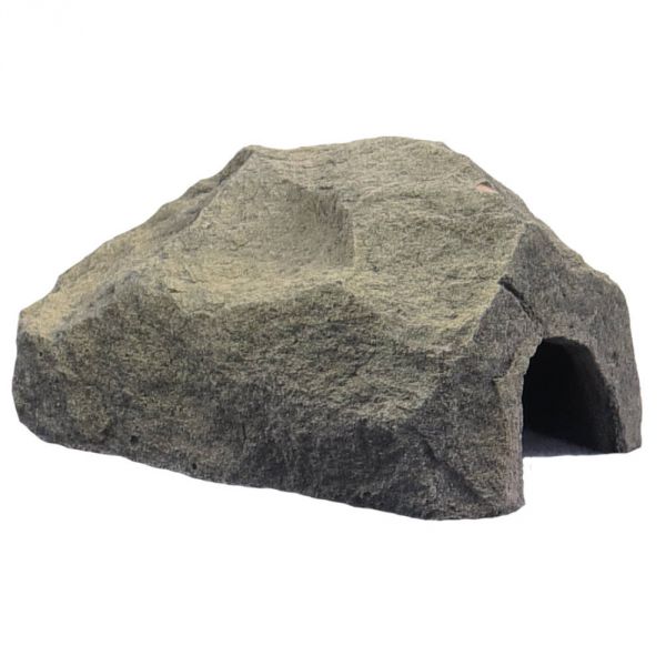 Variogart Hoehle klein fuer Aquarium und Terrarium BruchsteinGrau